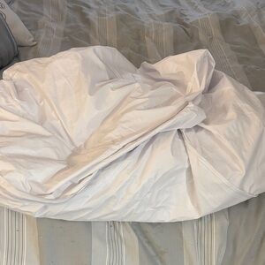 White king size bed mattress cover